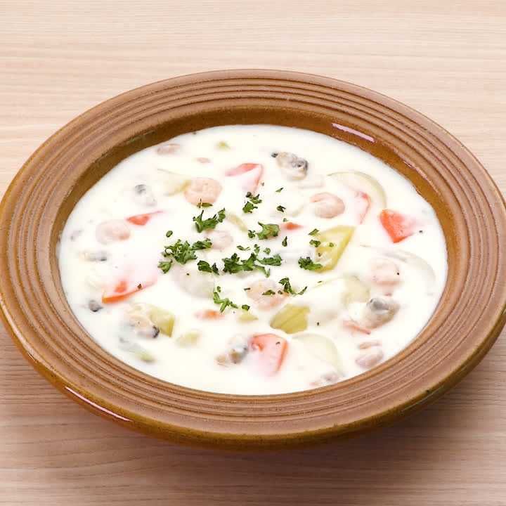 シーフードのクリームシチュー
