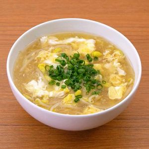 「豆もやしのたまごスープ」のレシピ動画