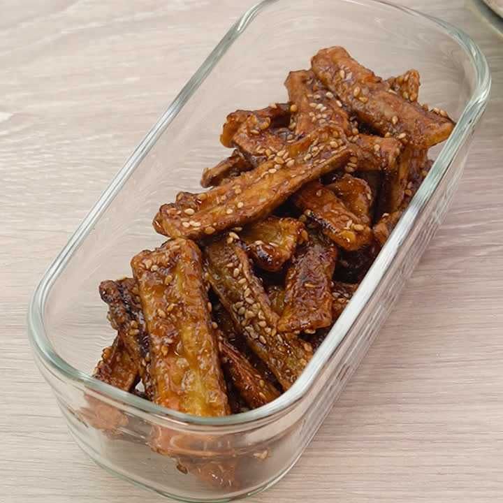 ごぼうの甘辛揚げ