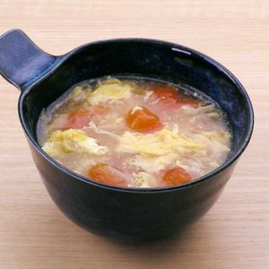 トマトともやしの中華スープ