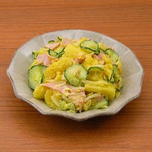 「カレー風味ポテトサラダ」のレシピ動画