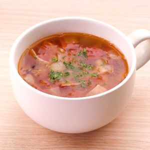 「マカロニ入りミネストローネ」のレシピ動画