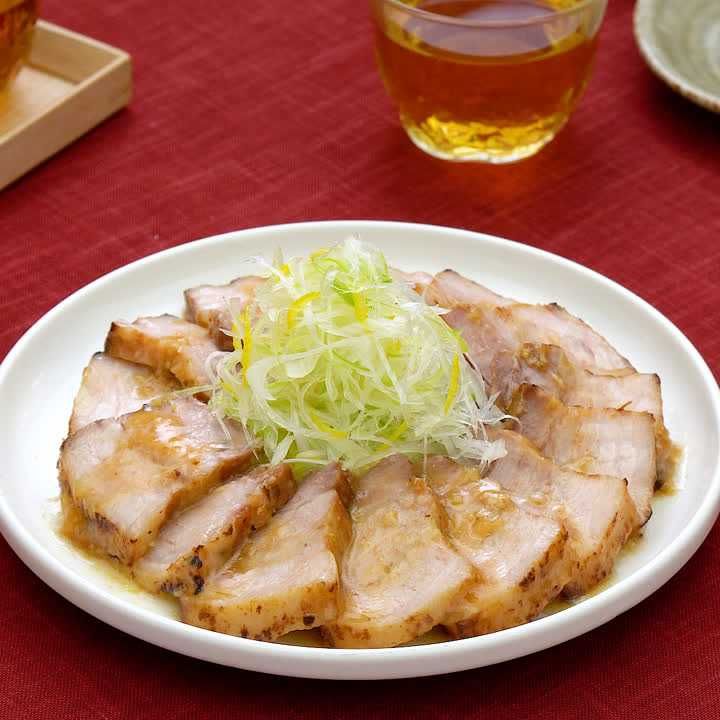 豚バラ肉のゆず塩麹チャーシュー