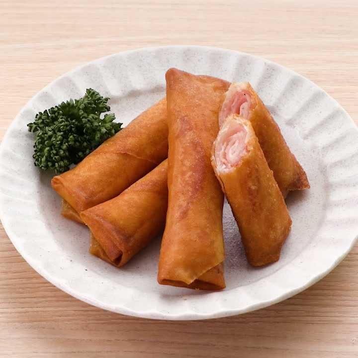 ハムチーズ春巻き