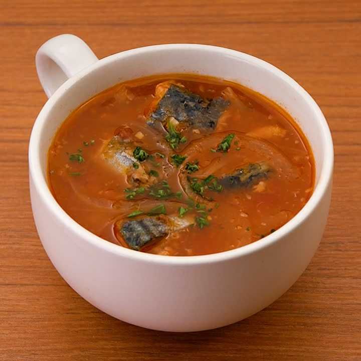 さばのトマトスープ