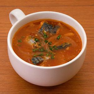 「さばのトマトスープ」のレシピ動画
