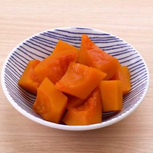 「バターナッツかぼちゃの煮物」のレシピ動画