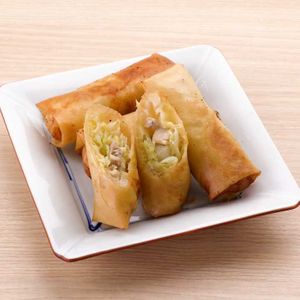 「鶏もも肉のチーズ春巻き」のレシピ動画