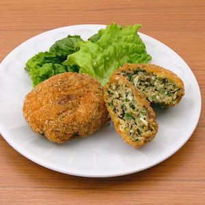 「餃子の具でメンチカツ」のレシピ動画