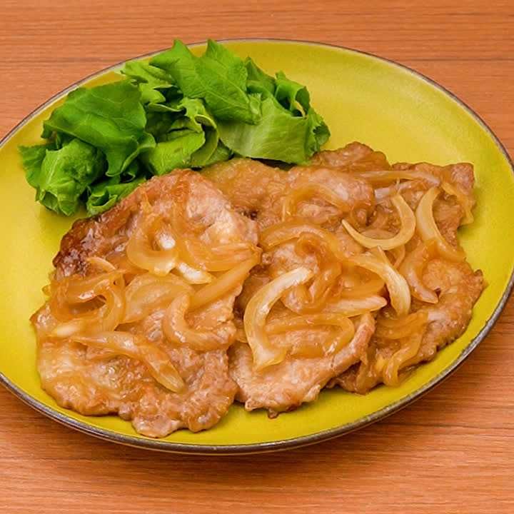 豚ロースと玉ねぎのスタミナ焼き