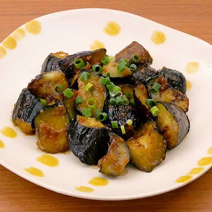 なすのみそ炒め