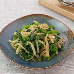 「春菊と大根のごま味噌あえ」のレシピ動画