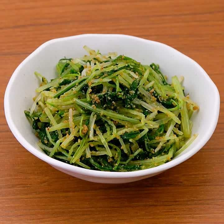 水菜の胡麻和え