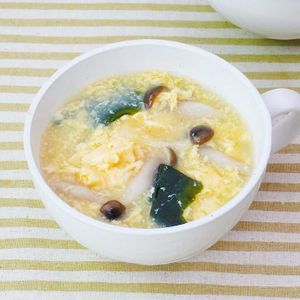 「ふんわり卵の具沢山スープ」のレシピ動画