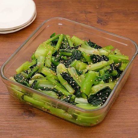 まとめて作って平日楽々 小松菜のごまナムルのレシピ動画 作り方 Delish Kitchen まとめて作って平日楽々 小松菜のごまナムルのレシピ動画 作り方 Delish Kitchen