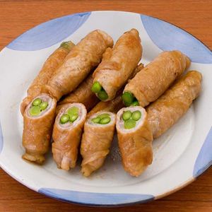 「にんにくの芽のこってり肉巻き」のレシピ動画