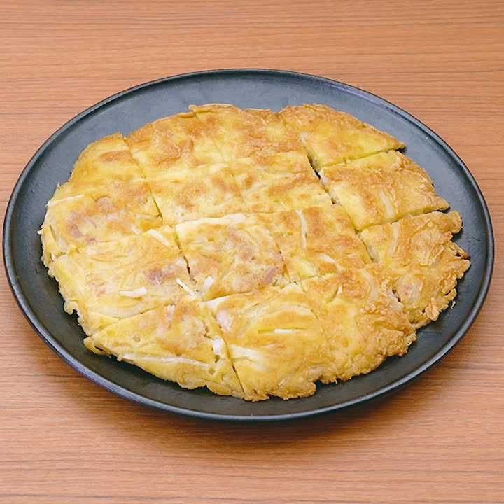 大根と豚バラのチヂミ