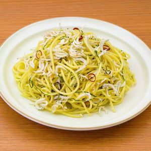 「しらすと大葉のペペロンチーノ」のレシピ動画