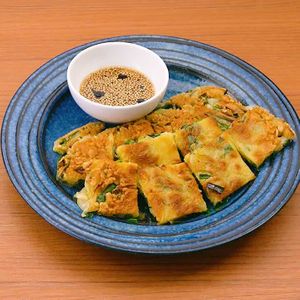 ニラと玉ねぎのチヂミ