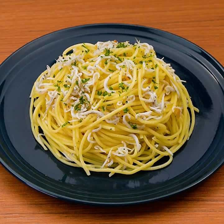 しらすのレモンバターパスタ