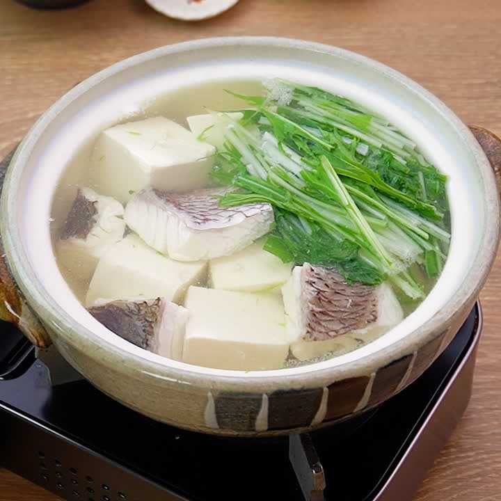 鯛の湯豆腐