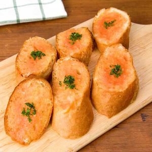 「明太子ガーリックトースト」のレシピ動画