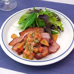 「ベーコンステーキ」のレシピ動画