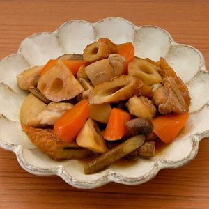 「ちくわ入り筑前煮」のレシピ動画