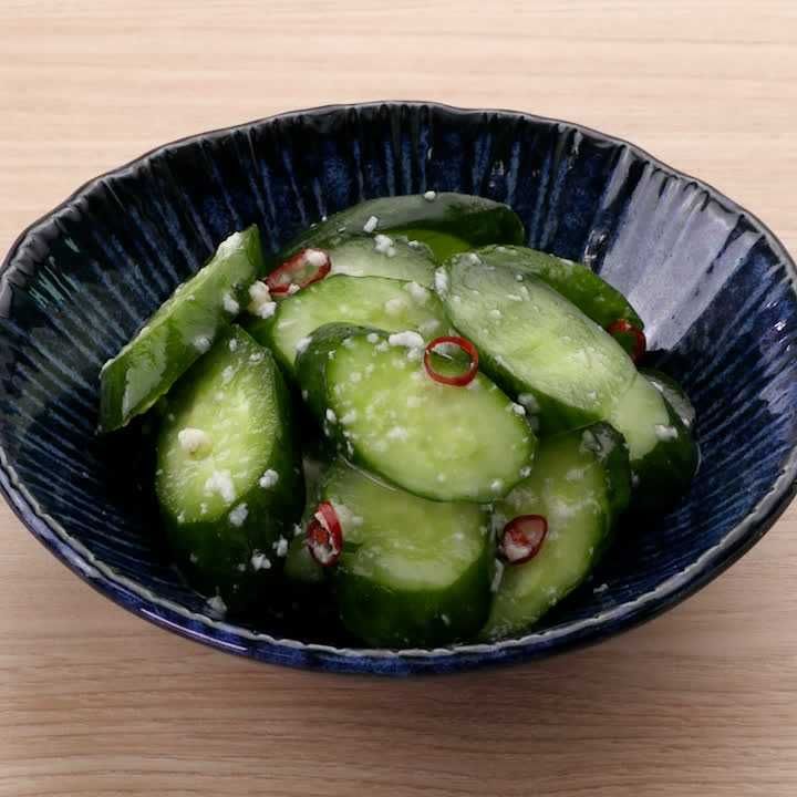 塩麹できゅうり漬け