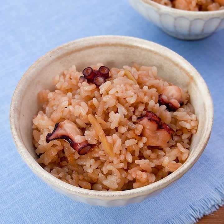 生たこで作るたこ飯