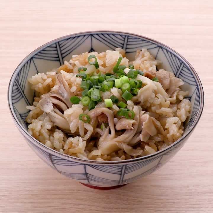 なめたけの炊き込みごはん