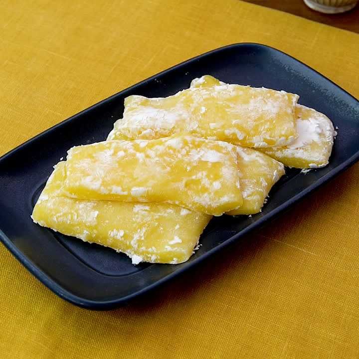 レンジで簡単バターもち