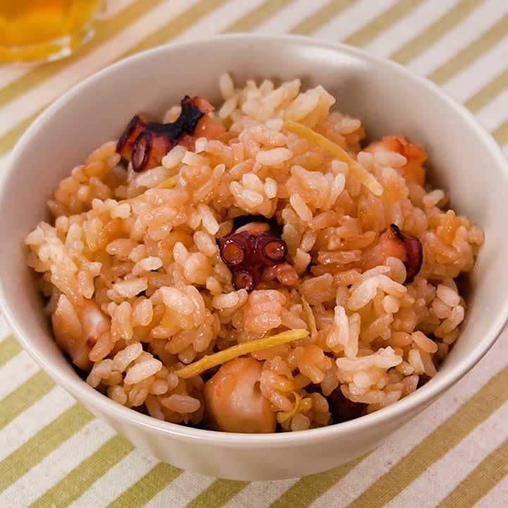 生たこで作るたこ飯