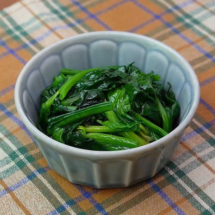 ほうれん草の蒸し煮