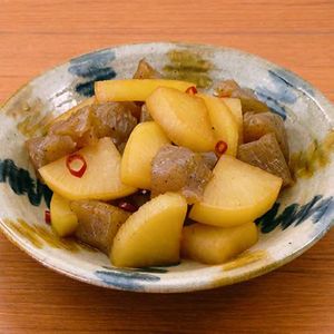 「大根とこんにゃくのピリ辛炒め」のレシピ動画
