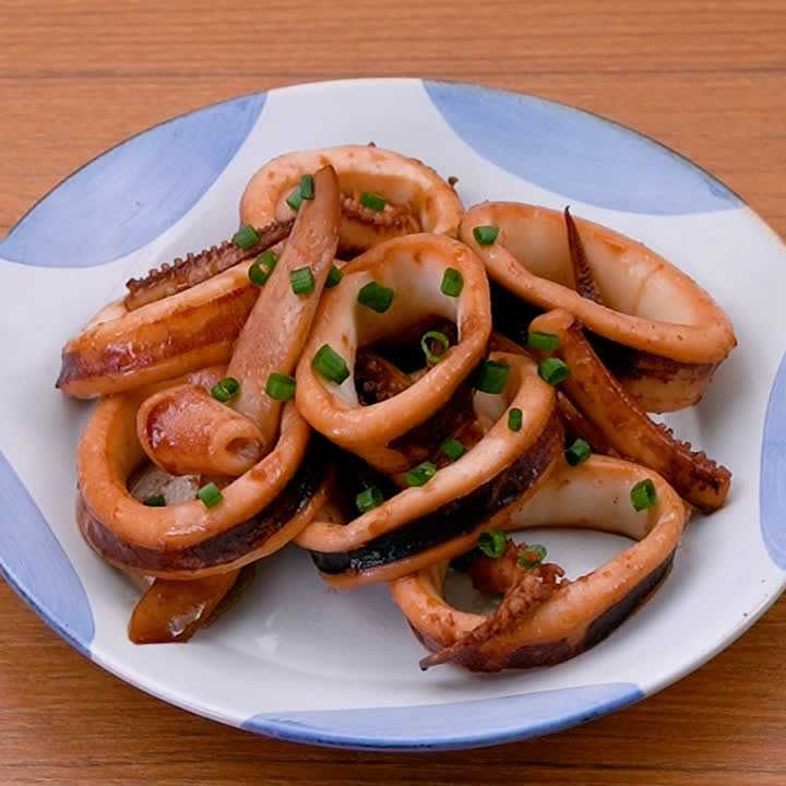 イカの生姜醤油炒め