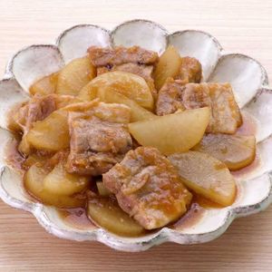 「大根と豚肉のとろとろ炒め煮」のレシピ動画
