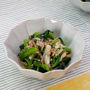 モロヘイヤとみょうがのお浸し