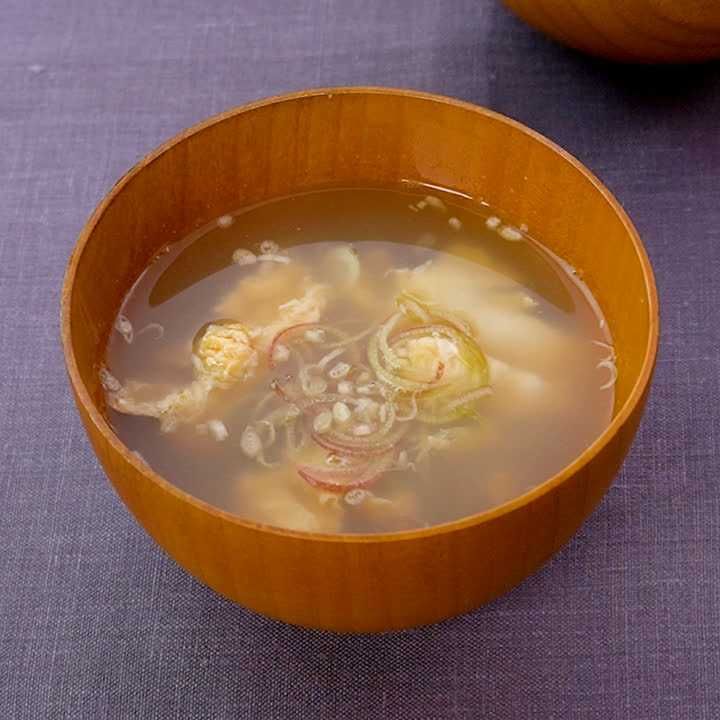 みょうがのかき玉汁