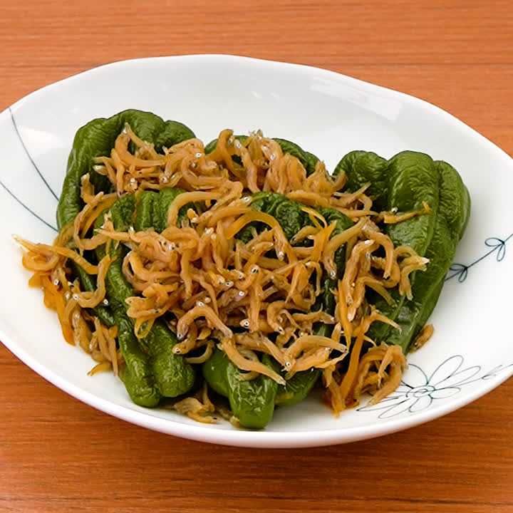 ピーマンのじゃこ煮
