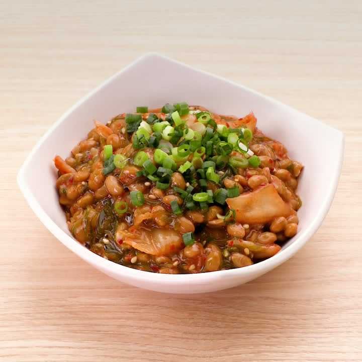 めかぶ入りキムチ納豆