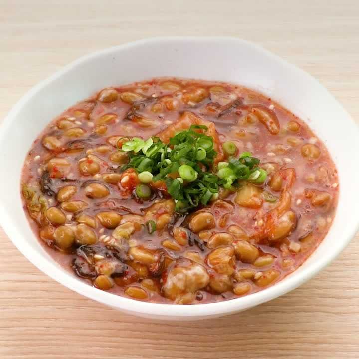 もずく入りキムチ納豆
