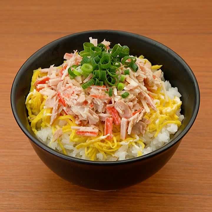 カニツナマヨ丼