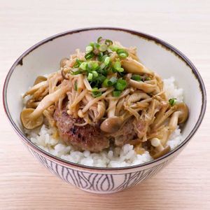 「和風ハンバーグ丼」のレシピ動画