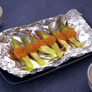 「焼きみょうが」のレシピ動画