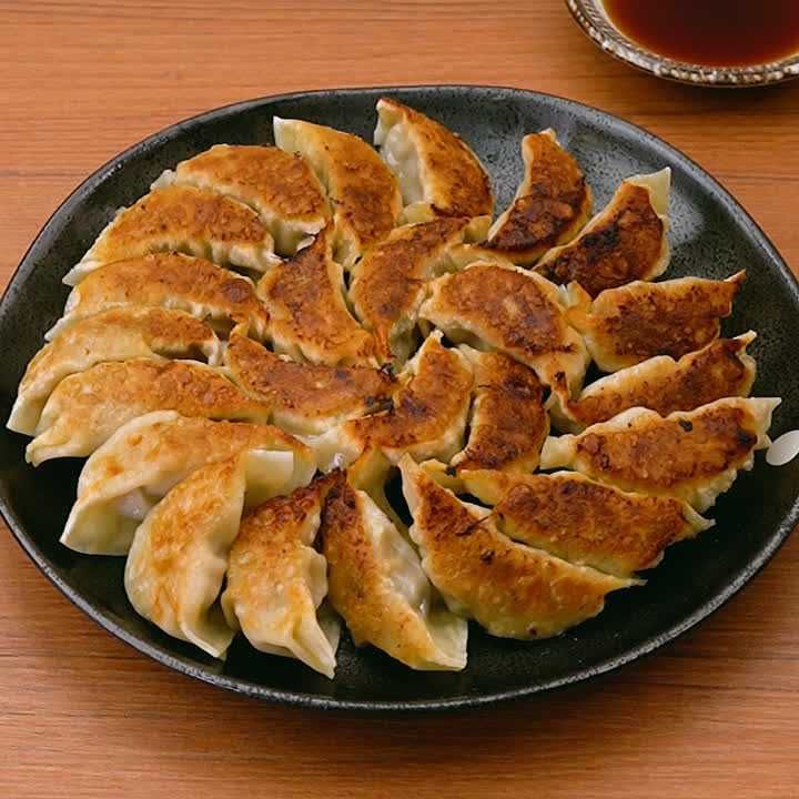 大葉入りれんこん餃子