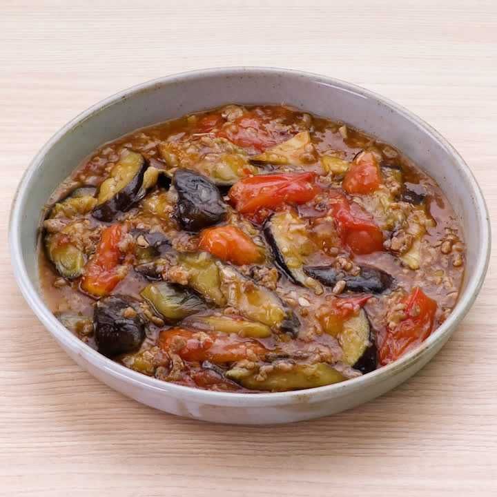 トマト麻婆茄子