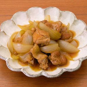 鶏肉と玉ねぎのバルサミコ煮