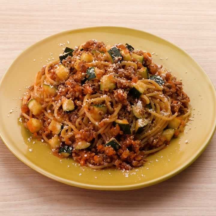 ズッキーニのボロネーゼ