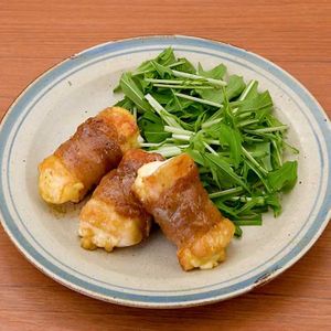 「チーズはんぺんの肉巻き」のレシピ動画